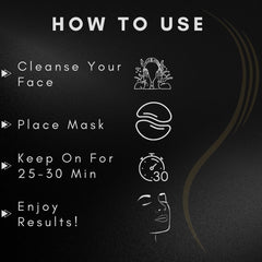 OMWAH snail mucin hydrogel under-eye patches close-up highlighting nourishing hydration.