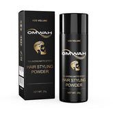 OMWAH Snowade powder jar closeup highlights natural look and texture.