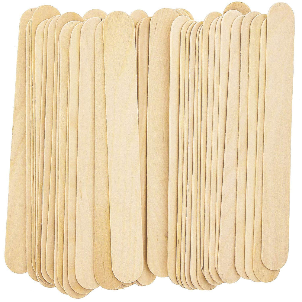 OMWAH Wax Stick 100pcs pack—durable wooden spatulas for waxing sessions