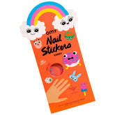 Omy Kawaii nail stickers pack front with 200 playful designs for quick, mess-free nail art.