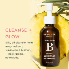 One Love Organics bottle with pump for easy, residue-free cleansing