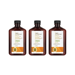 One 'N Only argan oil hair treatment bottle delivers lightweight hydration for natural hair.