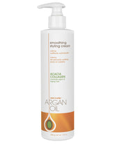 One 'n Only Argan Oil Smoothing Cream bottle for frizz control and color protection.