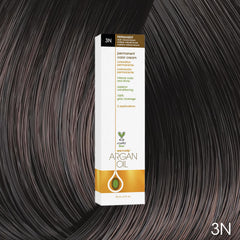 One N' Only Permanent Color 3N dark natural brown tube provides even gray coverage.