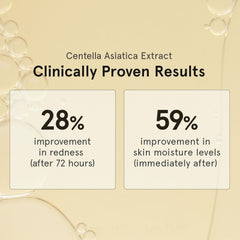 ONE THING Centella Toner bottle pour demonstrates instant calm during quick skincare moments.