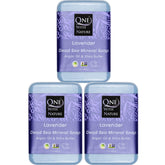 One With Nature Dead Sea Salt Lavender Soap closeup with minerals for smooth skin