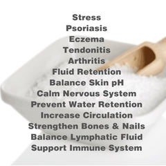 One With Nature Dead Sea Salt Pour-Over Bath relaxes muscles and mind.