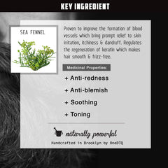 OneDTQ Medicine Man's Itchy Beard Wash foamy lather ready to rinse
