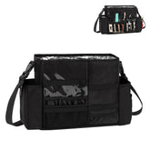 Onemoky hairdresser bag open main compartment for easy access to styling tools on the go.