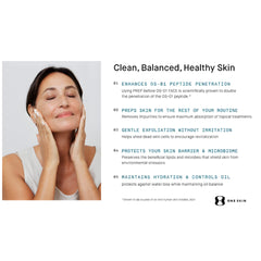 OneSkin PREP during routine image shows massage to refresh skin before OS-01