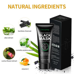 Onespring Blackhead Remover Mask being applied to clean skin for pore cleansing.