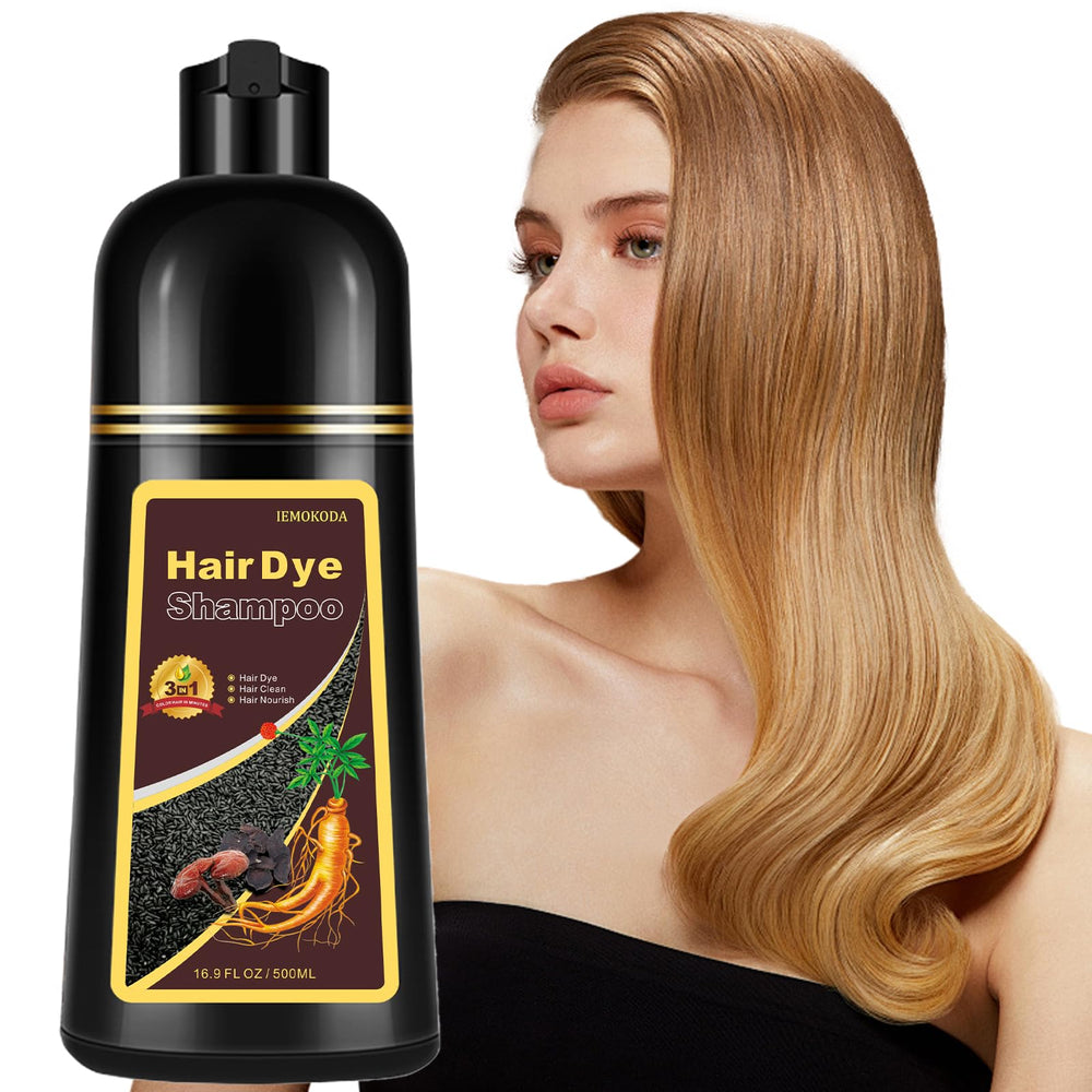 Onilyua Natural Blonde Brown 3IN1 bottle pour enables quick at-home color.