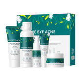 Onkessy skin care set tea tree cleanser close-up showing pore-clearing action
