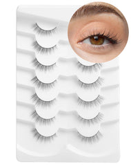 Onlyall natural lashes wispy band close-up highlights ultra-thin band for natural look
