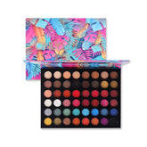 ONLYBETTER Eyeshadow Palette 48 colors swatches for versatile day-to-night looks.
