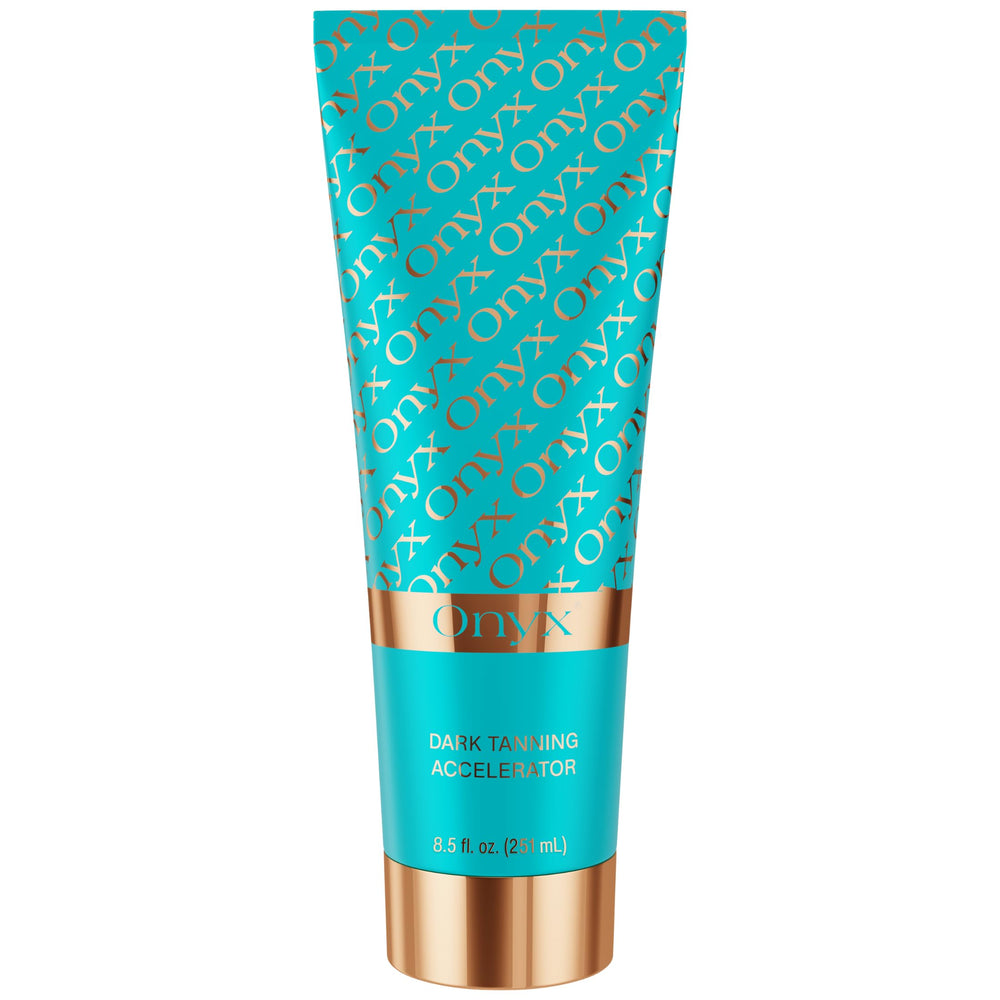 Onyx Strongest Dark Tanning Accelerator bottle pump for mess-free application and even coverage