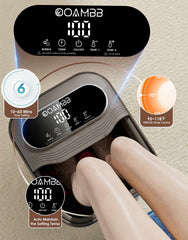 OOAMBB foot spa timer display helps plan personalized soak duration.