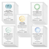 OOTD 50Combo gift-pack unboxing showing vegan sheet masks for hydrating skin