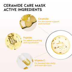 OOTD Triple Hyaluron Serum Glowing Mask close-up demonstrates lasting moisture.