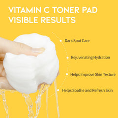 OOTD Vitamin C Toner Pad tin detail emphasizes compact, travel-friendly packaging.