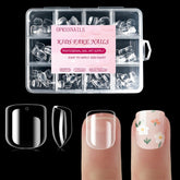 OPkssnails extra-short kid nail tips pack for quick at home manicures