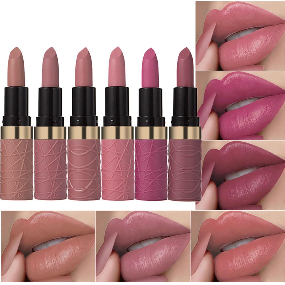 ORANOT 6pc matte lipstick set packaging for gifting and display