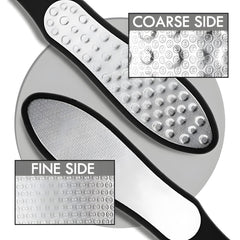 OrchidJewel 3in1 foot file double-sided heel scraper for cracked heels and smoother skin.