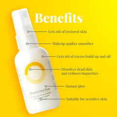 O.R.G. Skincare Peel-Off cleanser jar closeup shows texture and mineral-based exfoliant.