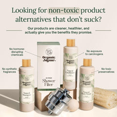 Organic Jaguar natural shampoo with aloe vera emphasizes soothing hydration for the scalp.
