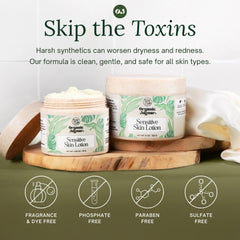Organic Jaguar packaging shown with a scent-free formula for sensitive skin