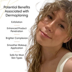 Organic Luxury Dermaplane 12 covers image demonstrates protective caps for hygienic storage.