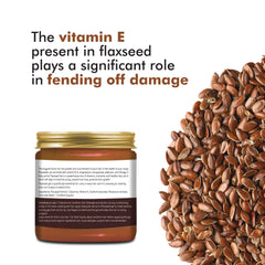 Organic Netra Pure Flaxseed Gel skin-application scene for smoother skin texture.
