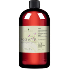 Organic Pure Oil Rose Hydrosol Bottle for hydrating facial refreshment and skincare routine