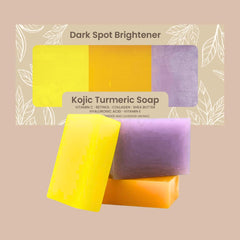 Organic To Green Kojic Turmeric Soap lemon pack bar for brightening and even skin tone.