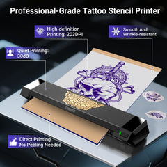 ORGBRO X8 being held shows portable design for busy tattoo artists.