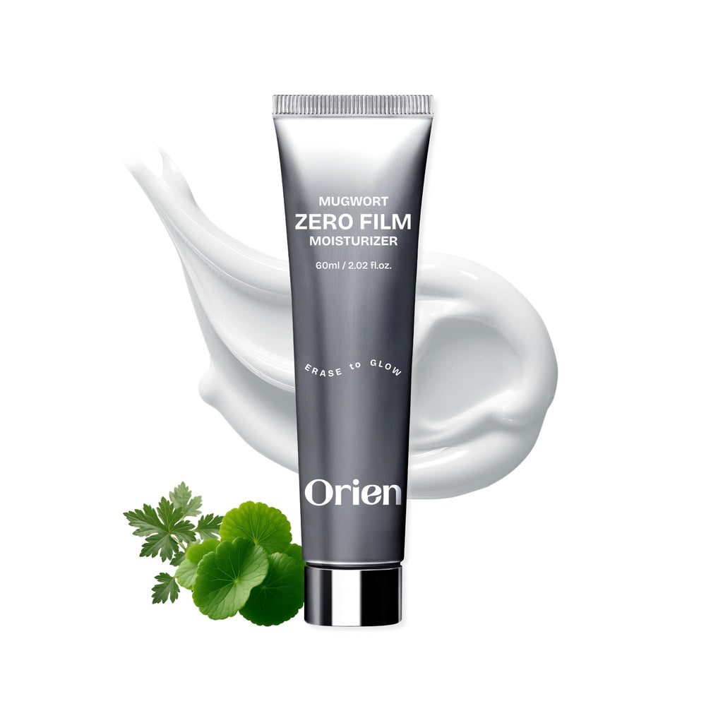 Orien Mugwort Zero Film Moisturizer packaging, compact 60ml bottle for everyday carry