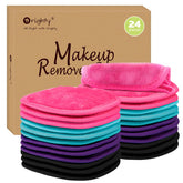 Orighty makeup remover cloths 24-pack, soft fibers for gentle cleansing.