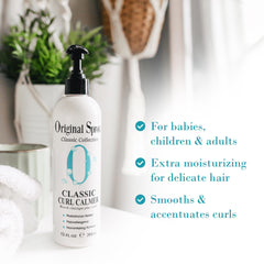 Original Sprout Curl Calmer delivers frizz control for smooth curls.