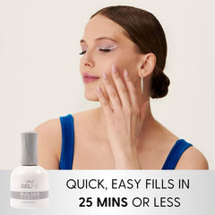 Orly Builder In A Bottle nail-extension close-up highlighting self-leveling formula for even coverage.