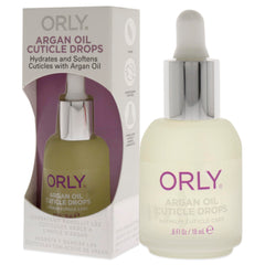 Orly Cuticle Drops application demonstrating hydration and elasticity