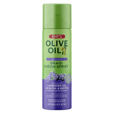ORS Olive Oil Braidzone spray bottle with lavender for shine and nourishment
