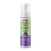 ORS Olive Oil Braidzone mousse bottle for protective styles and moisture.