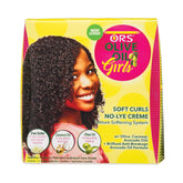 ORS Olive Oil Girls Soft Curls kit bottle image for easy styling.