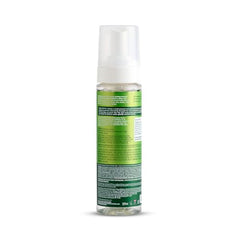 ORS Olive Oil Hold & Shine Mousse soft-hold result shows smooth wrap-and-set finish.