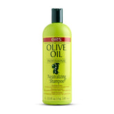 ORS Olive Oil Neutralizing Shampoo bottle-pour enhances nourishment after relaxing