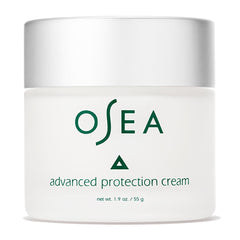 OSEA Advanced Protection Face Cream 1oz jar shown highlighting rich hydration for dry skin