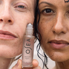 OSEA Ocean Eyes seaweed ingredients close-up signals nourishing eye care.