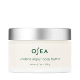 OSEA Undaria Algae Body Butter jar closeup showing rich whipped texture for dry skin