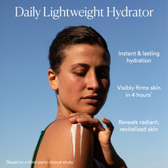 Application routine image for OSEA Undaria Algae Body Lotion demonstrates layering.
