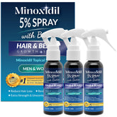 OSIMOON Minoxidil 5% spray bottle for hair regrowth.